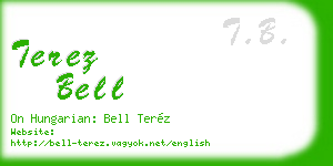 terez bell business card